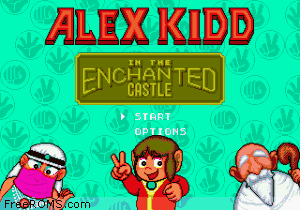 Alex Kidd in the Enchanted Castle (Japan) Screen Shot 1