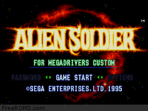 Alien Soldier Screen Shot 1