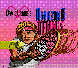 David Crane's Amazing Tennis Screen Shot 1