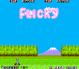 Flicky (128k Ver.) Screen Shot 1