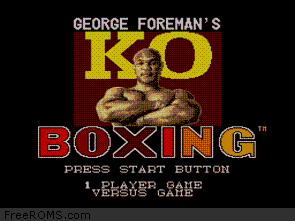 George Foreman's KO Boxing Screen Shot 1