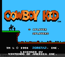 Cowboy Kid Screen Shot 1