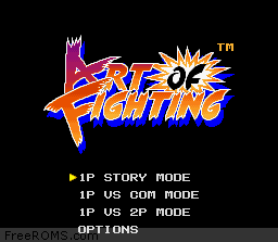 Art of Fighting Screen Shot 1