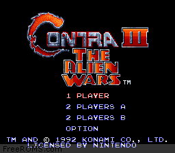 Contra III - The Alien Wars Screen Shot 1