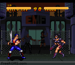 Double Dragon V - The Shadow Falls Screen Shot 2