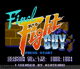 Final Fight Guy Screen Shot 1