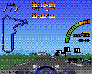 Nigel Mansell's World Championship Racing Screen Shot 2