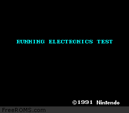 SNES Test Program Screen Shot 2