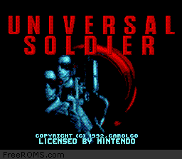 Universal Soldier Screen Shot 1