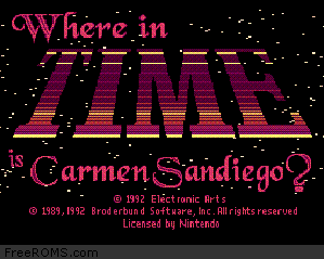 Where in Time is Carmen Sandiego Screen Shot 1